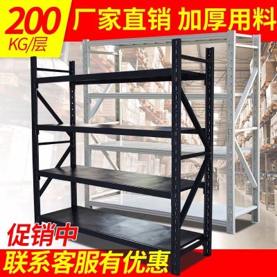 黑色库房仓储货架